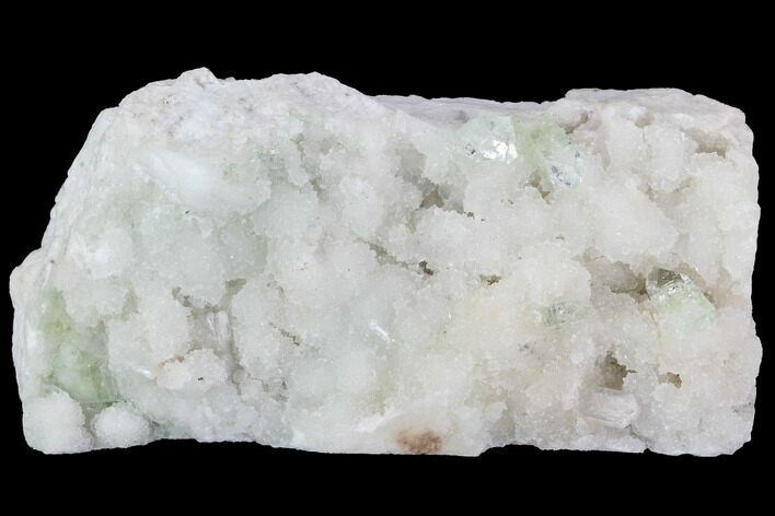 Apophyllite & Druzy Quartz Association - India #91234